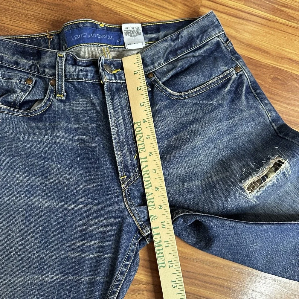 Vintage Y2K Levis 527 Bootcut Jeans Mens 32x32* Blue Denim Grunge Cowboy Western